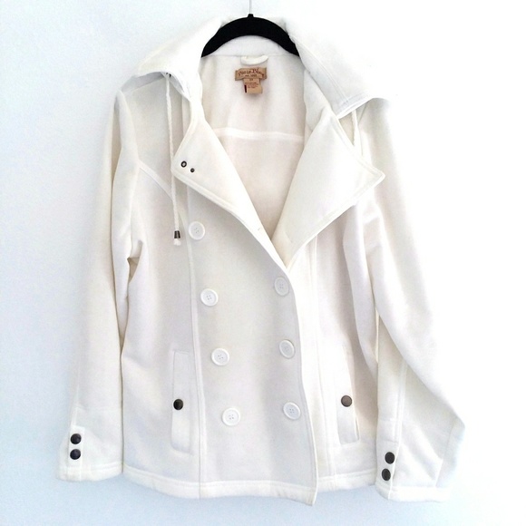 Paris Blues Jackets & Blazers - HPParis Blues Hooded Jacket 2X Winter White